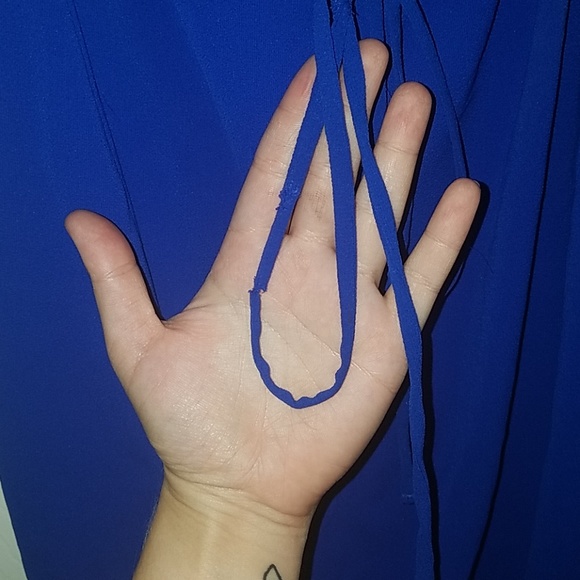 Royal Blue Dress - Picture 4 of 4